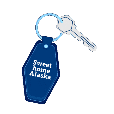 Home Sweet Home Alaska Sticker by Trident Seafoods