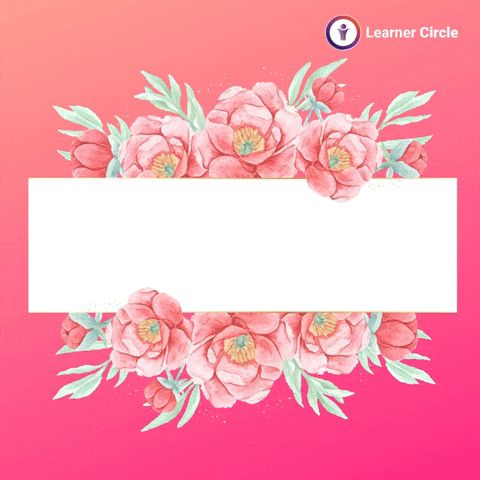 Text gif. A banner with pink flowers and green leaves adorns the text, "Life always offers you a second chance. It's called tomorrow." Another piece of text on the bottom text reads, "Good Morning."