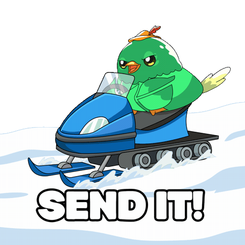 Lets Go Yolo Sticker by Robbie