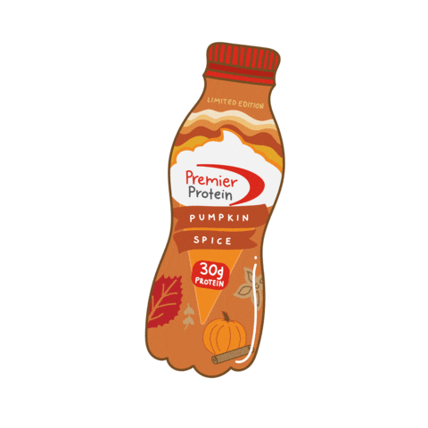 Pumpkin Spice Fall Sticker by Premier Protein