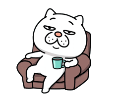 Good Morning Cat Sticker