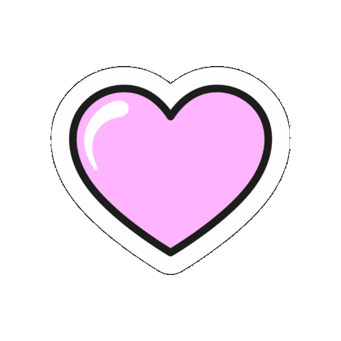 Heart Pink Sticker by MotiveMarket