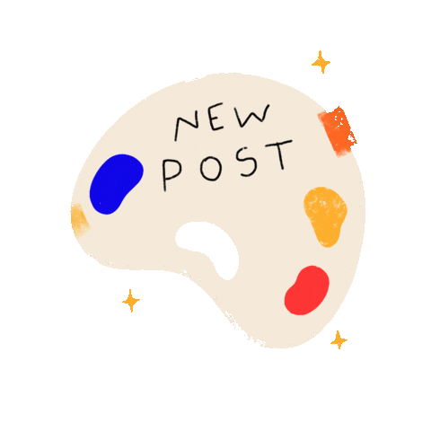 Art New Post Sticker