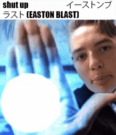 Easton Shut Up GIF