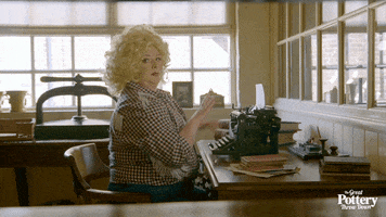 Working Dolly Parton GIF by The Great Pottery Throw Down