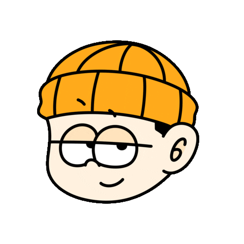 Happy Illustration Sticker