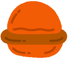 Burger Cheeseburger Sticker by Jamie Tam