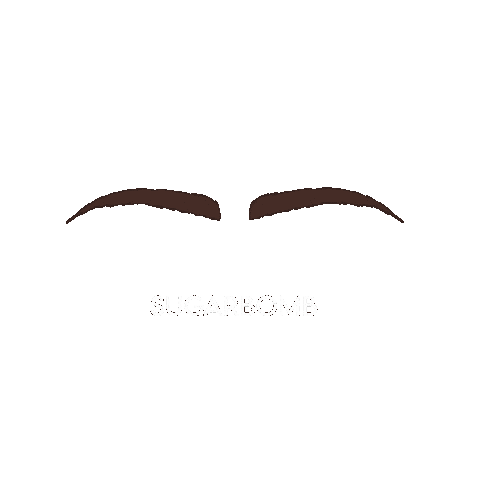 Brows Eyebrow Sticker by sugarbombwax