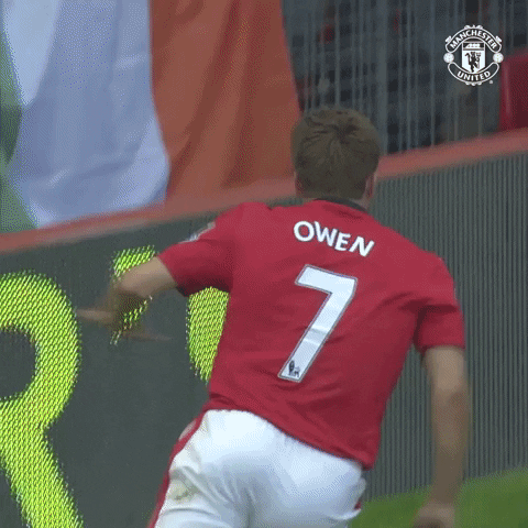 Celebrate Michael Owen GIF by Manchester United