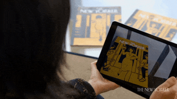 christoph niemann augmented reality GIF by The New Yorker