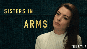 anne hathaway friends GIF by The Hustle Movie