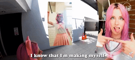 Creator Pink Hair GIF by Eternal Family