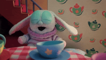 Tired Bunny Rabbit GIF by CBeebies HQ