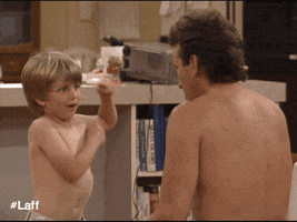 Flexing Home Improvement GIF by Laff