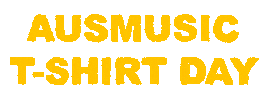 Ausmusictshirtday Sticker by Support Act