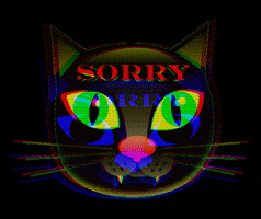 Sorry Cat GIF by PEEKASSO
