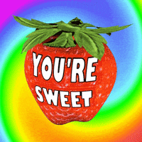 Strawberry You Are Cute GIF