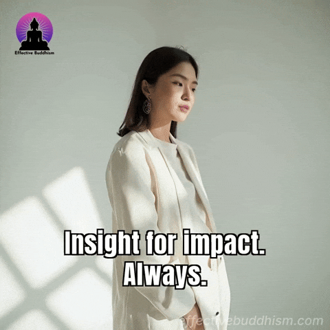 Insight Knowing GIF by Effective Buddhism