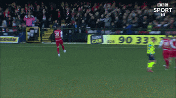Celebrating Well Done GIF by Cliftonville Football Club