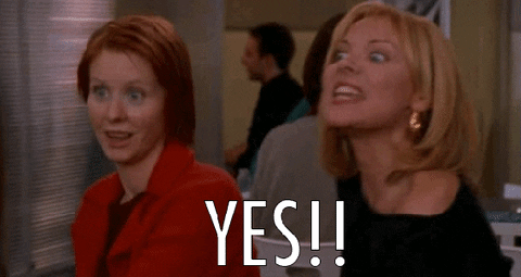 sex and the city yes GIF
