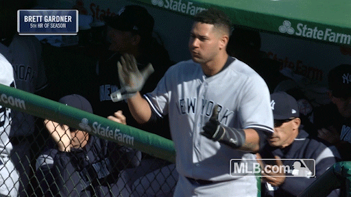 New York Yankees Smile GIF by MLB - Find & Share on GIPHY