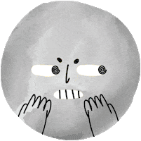 Emoji Lua Sticker by Midia Clips