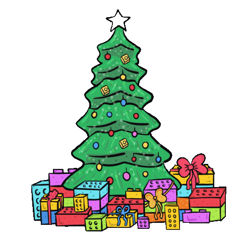 Christmas Tree Sticker by LEGOLAND California