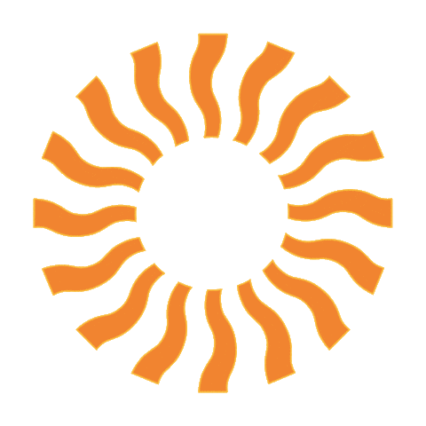 Summer Hippie Sticker by Organic Festival