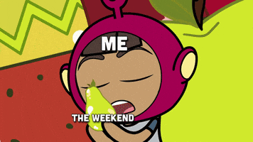 The Weekend Achievement Hunter GIF by Rooster Teeth