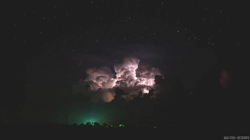 clouds thunder GIF