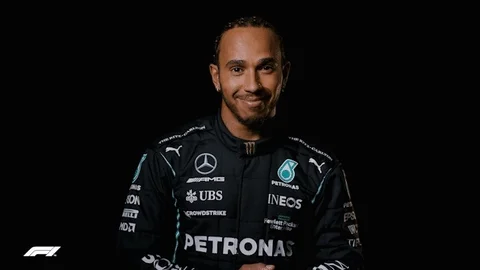 Happy Lewis Hamilton GIF