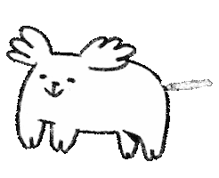 Happy Little Dog Sticker