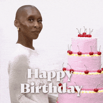 Happy Birthday GIF by Cynthia Erivo
