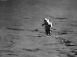 man on the moon space GIF man on the moon space GIF