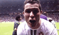Cristiano Ronaldo Kiss GIF