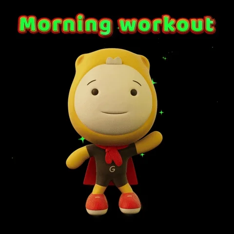 Workout Smile GIF