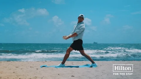 Lando Norris Beach GIF