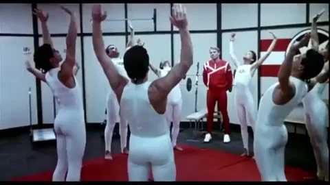 sci-fi yoga GIF