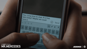 stephen king text GIF by Mr. Mercedes