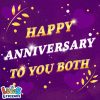 Happy Anniversary Greetings GIF by Lucas and Friends by RV AppStudios
