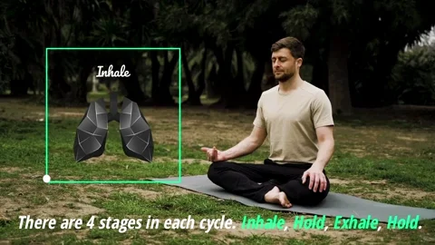 Yoga Breathing Exercise GIF