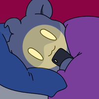 Sleepy Chillin GIF by Saku Monsters