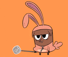 Angry Bunny GIF by ZIP ZIP