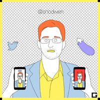 Twitter Snowden GIF by gifnews
