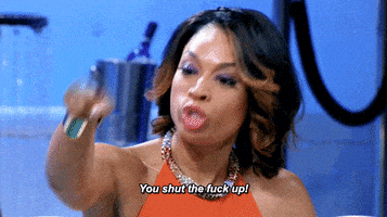 love and hip hop shut the fuck up GIF by RealityTVGIFs
