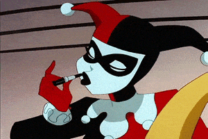 harley quinn lipstick GIF