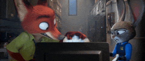 Walt Disney Reaction Gif GIF by Disney Zootopia