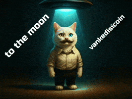 To The Moon Cat GIF by vankedisi