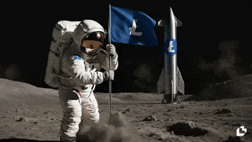 To The Moon Wow GIF by LitVM