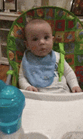 baby eating GIF